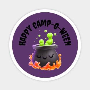 Happy Camp-O-Ween Camping Halloween Magnet